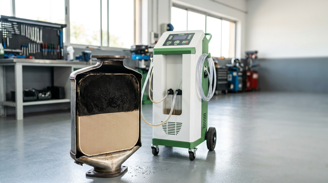 Limpieza de filtro de partículas (DPF/FAP) - servicio profesional Ecología Rentable