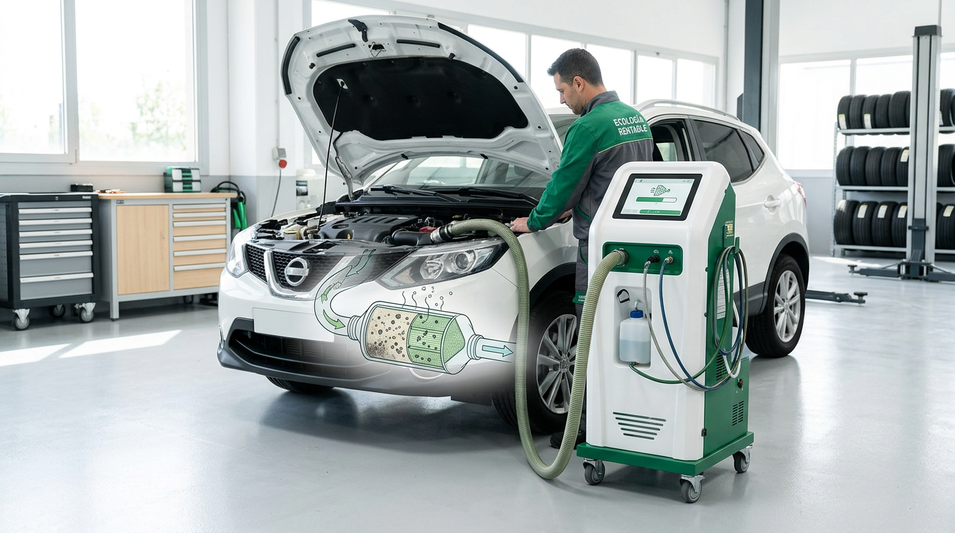 Limpiar DPF sin desmontar - servicio profesional